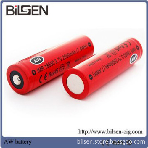 18350/18650 e cigarette  battery for big mod battery detachable v v